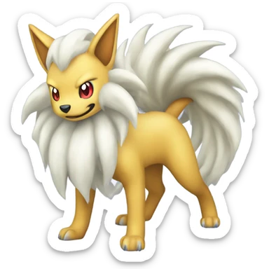 Pokemon ninetails  sticker