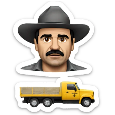 el chapo truck sticker