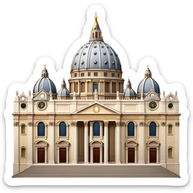st. peter’s basilica  sticker