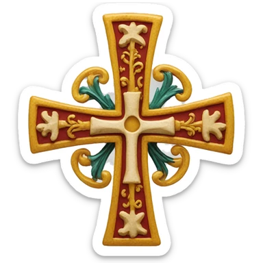 occitan cross sticker