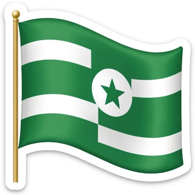 Bursaspor bayrak emoji sticker