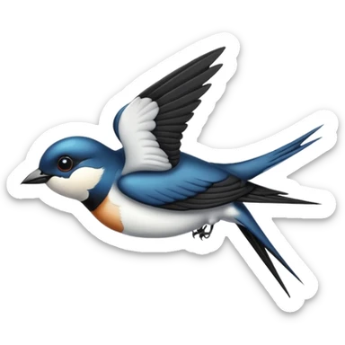 Swallow sticker
