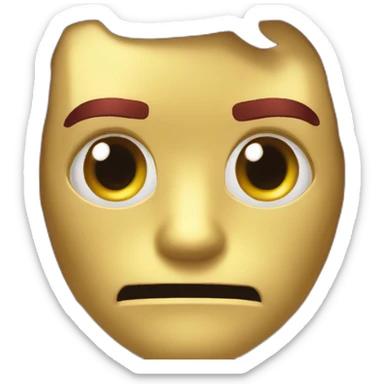 Persona con mascara de iron man sticker