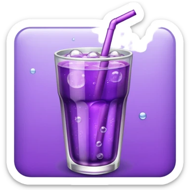 Lean coming out a cup sticker