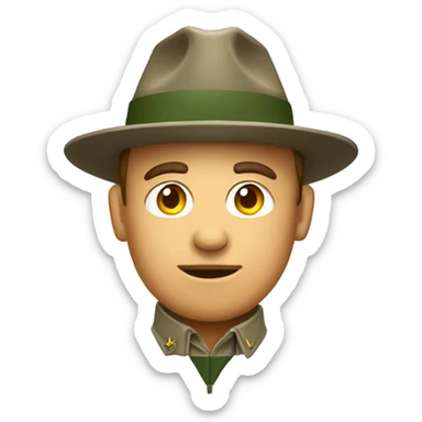 Park ranger with a dunce cap sticker