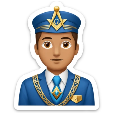 Masonic Worshipful Master sticker