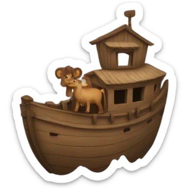 Noah's ark sticker