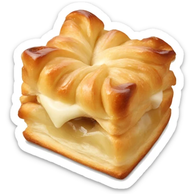 1 Square Pastry Apple danish  sticker