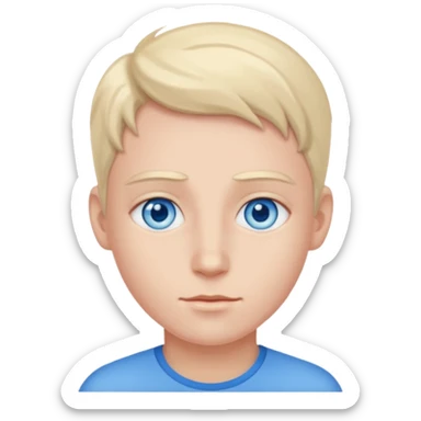 change eyes to blue sticker