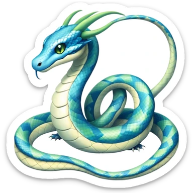 Seviper-Dragonair-Dratini-Snake-hybrid, full body sticker