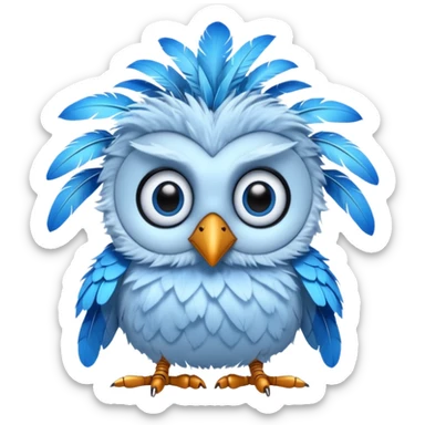 Brightbill from The Wild Robot movie sticker