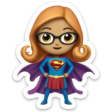 squid supergirl sticker