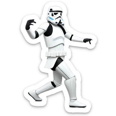 storm trooper dancing  sticker