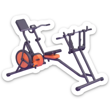 workout equipment sticker