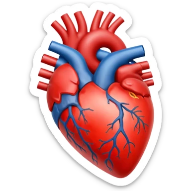 High Blood pressure with heart about to explode sticker