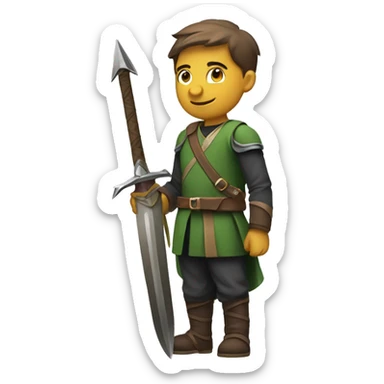 1. Upward Arrow
Meaning: Indicates movement or progress.
Emoji: ⬆️ (Upward-pointing arrow)sameen with a sword sticker