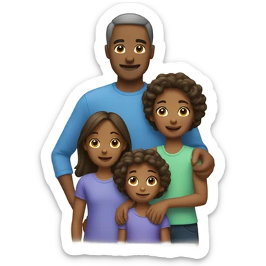 Family of eight sticker