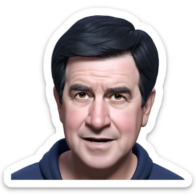 black-haired boy meme moment sticker