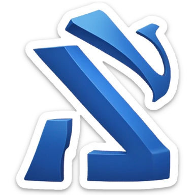 Blue Netflix logo sticker