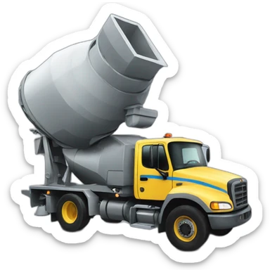 Ciment mixer sticker