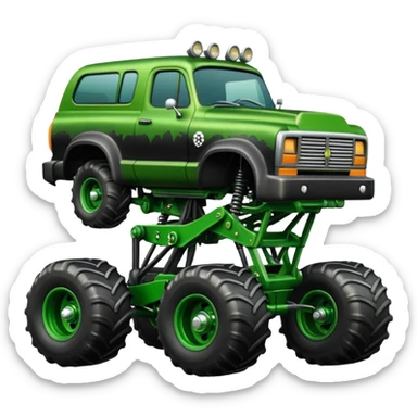 Grave Digger best view  sticker