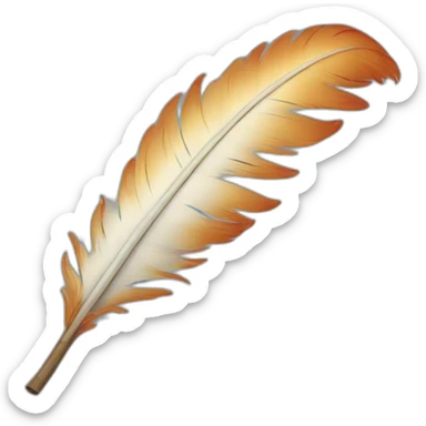 Plume sticker