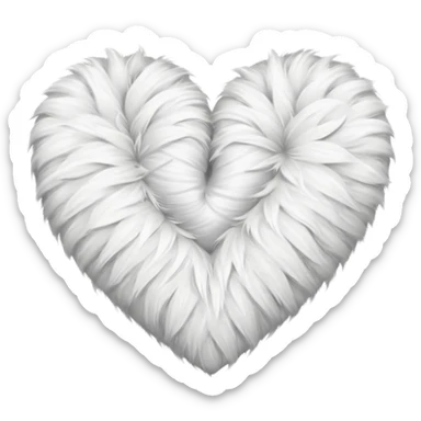 Adidas fur heart sticker