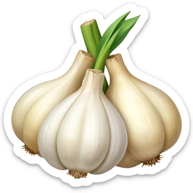 garlic bulbs sticker