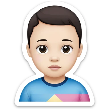 Black Down syndrome kid with a transgender flag  sticker