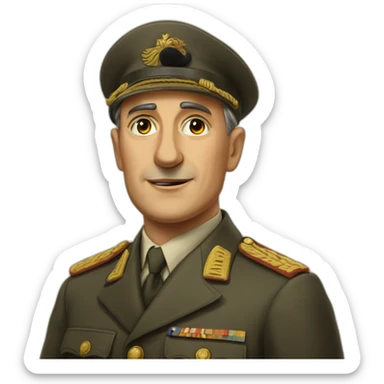 German leader in the 1940's sticker