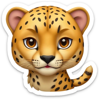 Cheetah sticker