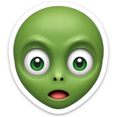 Create emoji for WouNdz fear full like this one👽 sticker