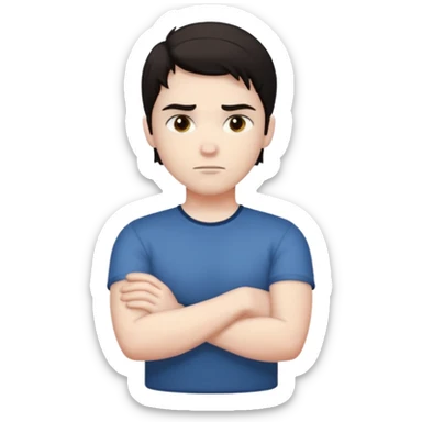 Cole Palmer crossed arms cold emoji sticker
