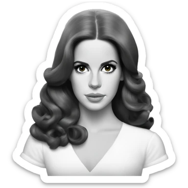 lana del rey sticker