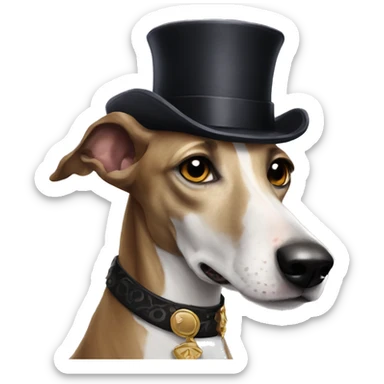 aristocrat dog galgo sticker
