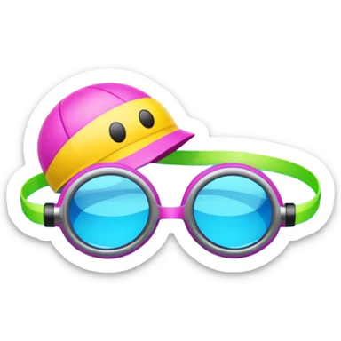 swimming gear sticker