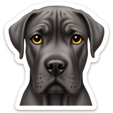 Cane Corso short ears sticker