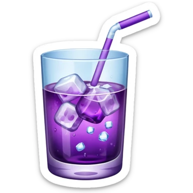 Transfusion (purple) alcohol drink sticker