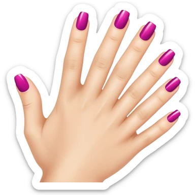 nail polish gel with nails sticker