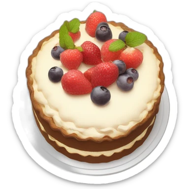 gateau en colère sticker