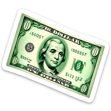 dollar sticker
