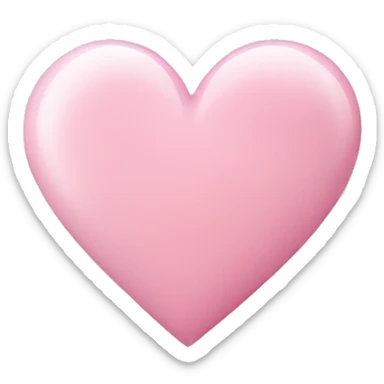 Heart baby pink sticker
