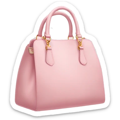 light pink elegant bag sticker