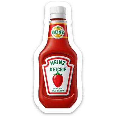 One Heinz Ketchup Sachets 10ml sticker