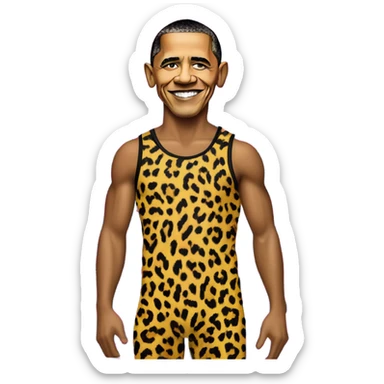 Obama Obama Obama Obama  Obama but he’s dressed in a 80s spandex leopard print workout unitard Obama Obama Obama Obama Obama short hair Obama wrinkles hair Barack Obama hope poster Obama sticker