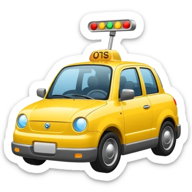 airport followme car sticker