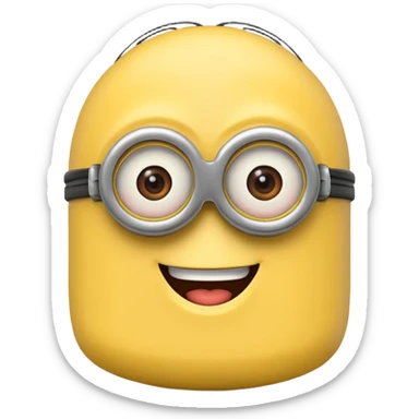 Minion emoji sticker
