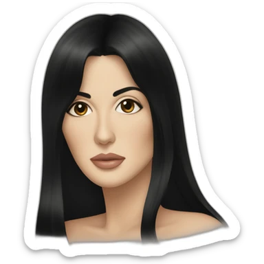 monica bellucci in malena With long black hair sticker