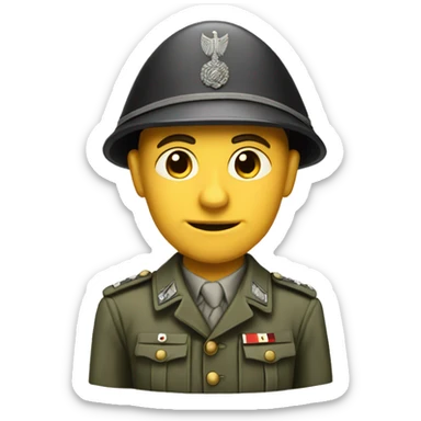 germany solider from the year 1937 sticker