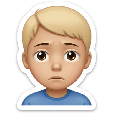 child with Shame - painful feeling from consciousness of guilt or dishonor sticker